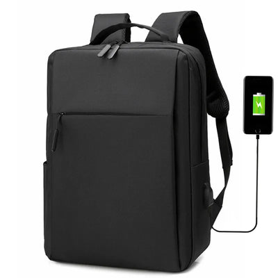 15.6" Laptop Backpack: Nylon, USB Charging, Waterproof